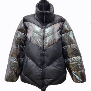 ADDITION ELLE Women's Black Ski & Snow Down-filled Puffer Coat (5X), NWT